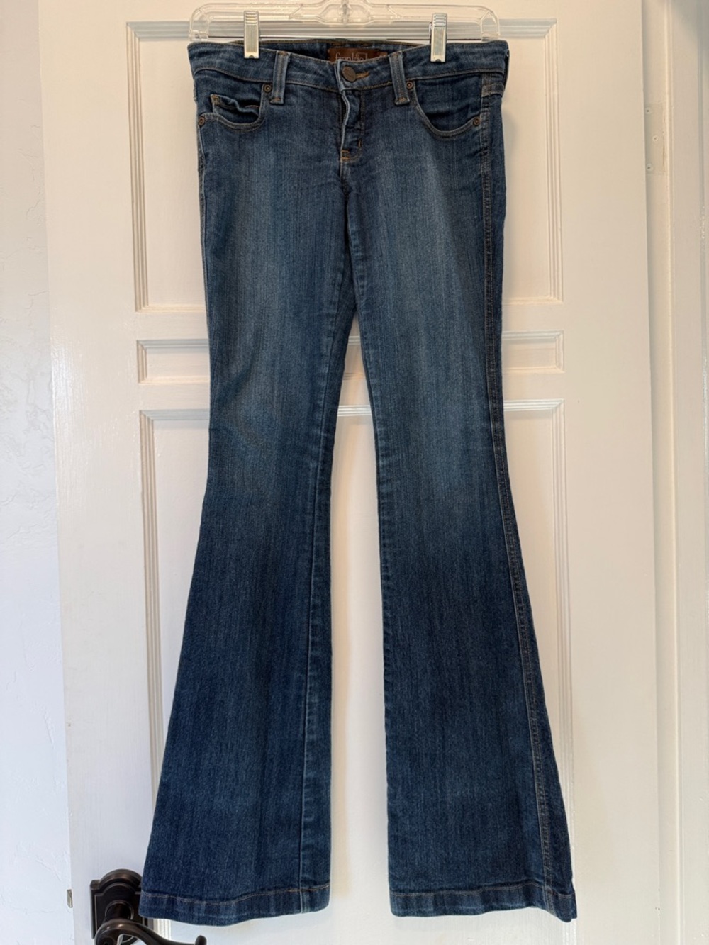 Frankie B. Dark Blue Flare Jeans